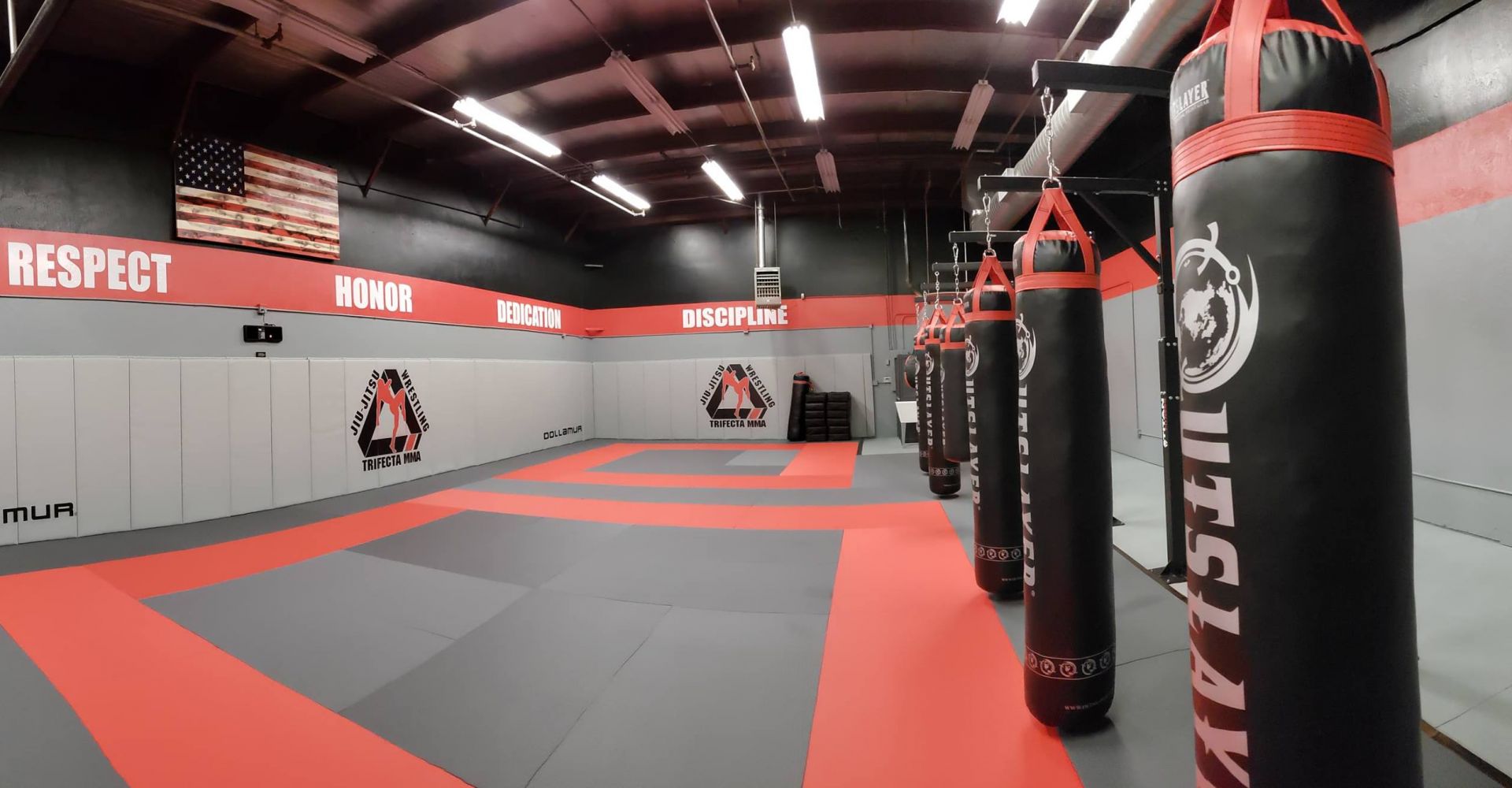 Inside the Warrior Path gym to welcome the user into the environment