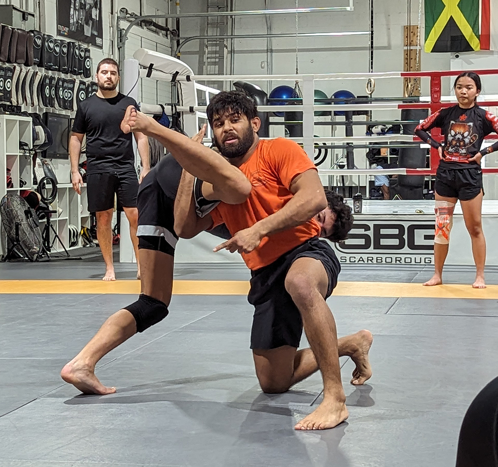 Wrestling training